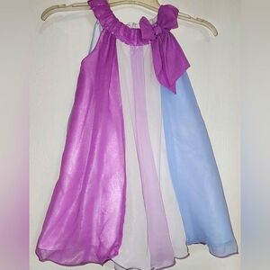 Bonnie Jean Girls Chiffon Layered Sleeveless Dress Size 6